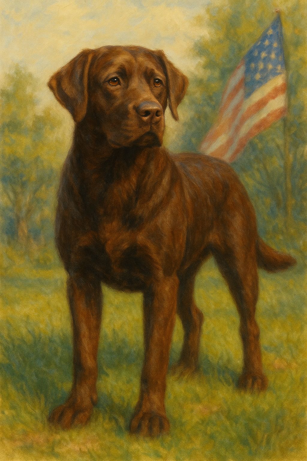 Gator the sire - Labrador father